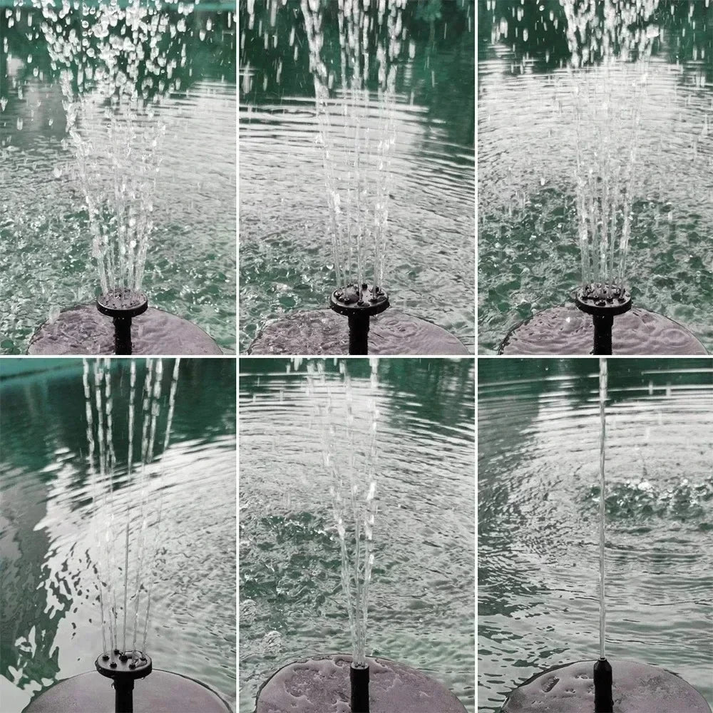 Solar Floating Fountain Pump – Garden & Pond Water Decor