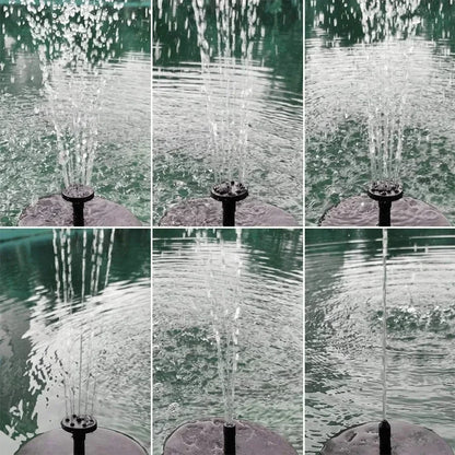 Solar Floating Fountain Pump – Garden & Pond Water Decor