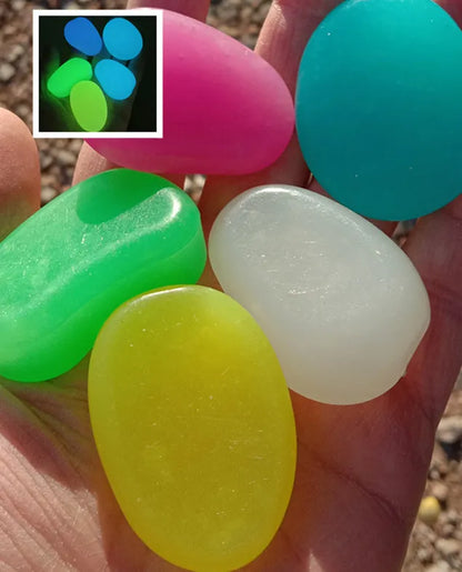 GlowStone  Luminous Garden Pebbles (5/10pcs)