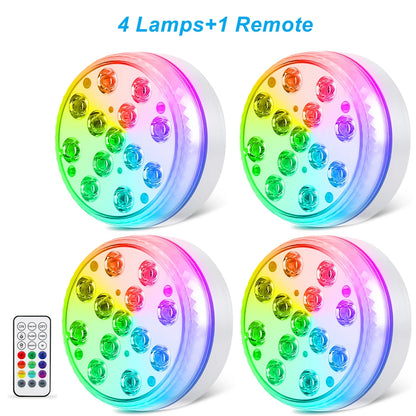 Underwater LED Pool & Garden Lights with Remote
