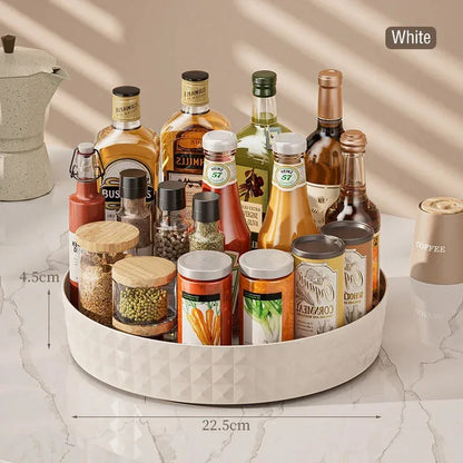 360° Rotating Spice Organizer Tray