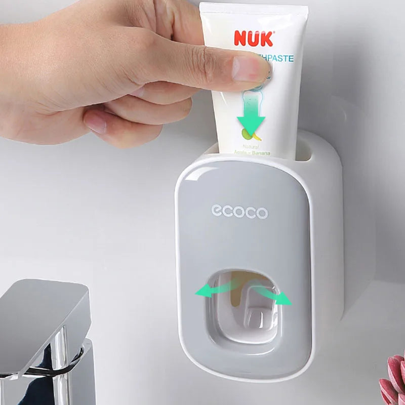 Wall Mounted Toothpaste Dispenser Set for bathroom