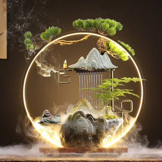 Zen Ceramic Water Fountain Humidifier