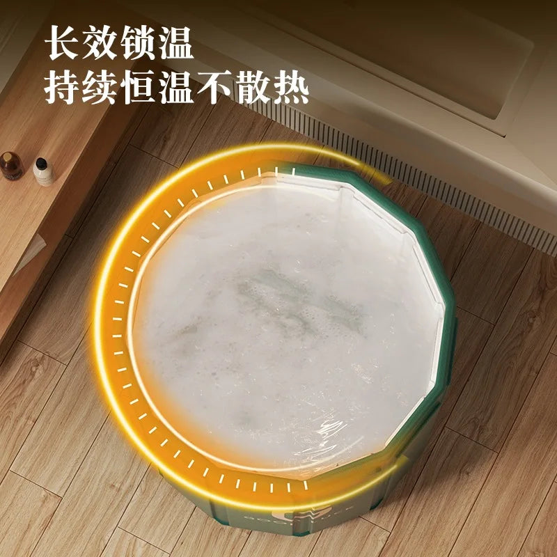 Foldable Bath Tub for Adults – Portable Full Body Soaking Tub