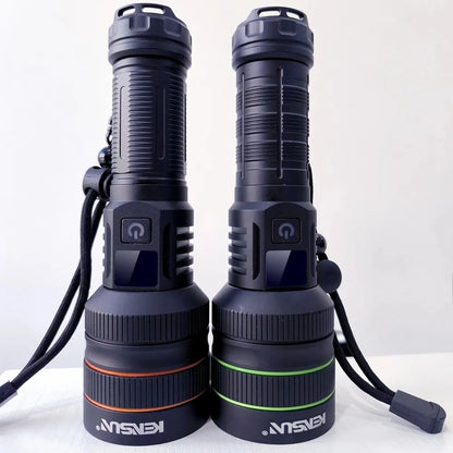 UltraBeam X3000 Rechargeable LED Flashlight – Long-Range, Powerful & Waterproof