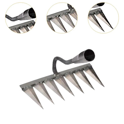 Heavy Duty Garden Hand Rake – Backyard & Vegetable Tool