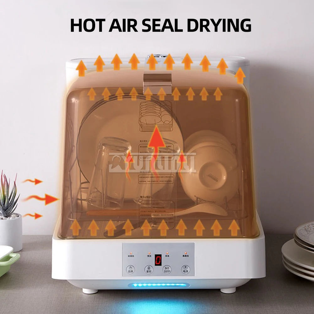 Mini Countertop Dishwasher – Smart Portable Dish Washer