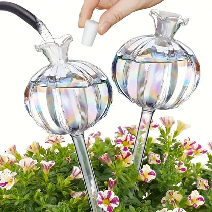 Glass Self-Watering Plant Bulbs – Easy Indoor Drip Irrigation