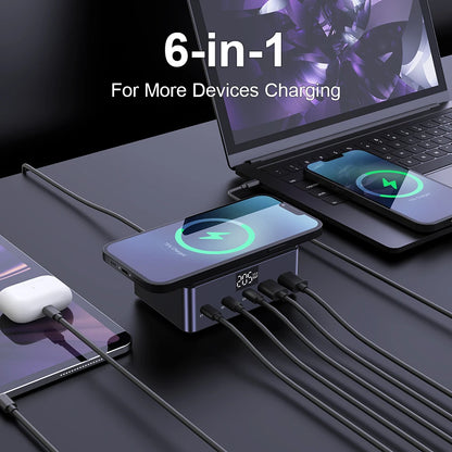 205W GaN Desktop Charger 5 Port USB-C PD Fast Charging Station