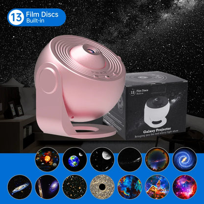 Cozy Bedroom Lighting with a 360° Galaxy Night Light Projector