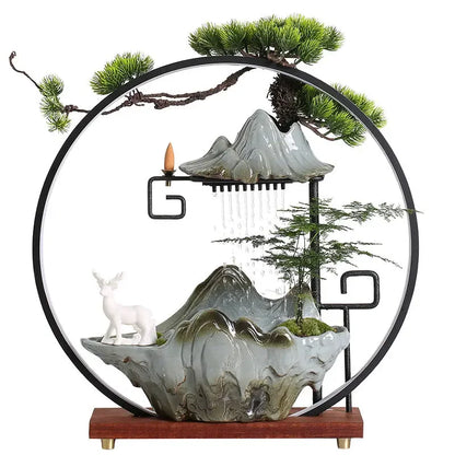 Zen Ceramic Water Fountain Humidifier