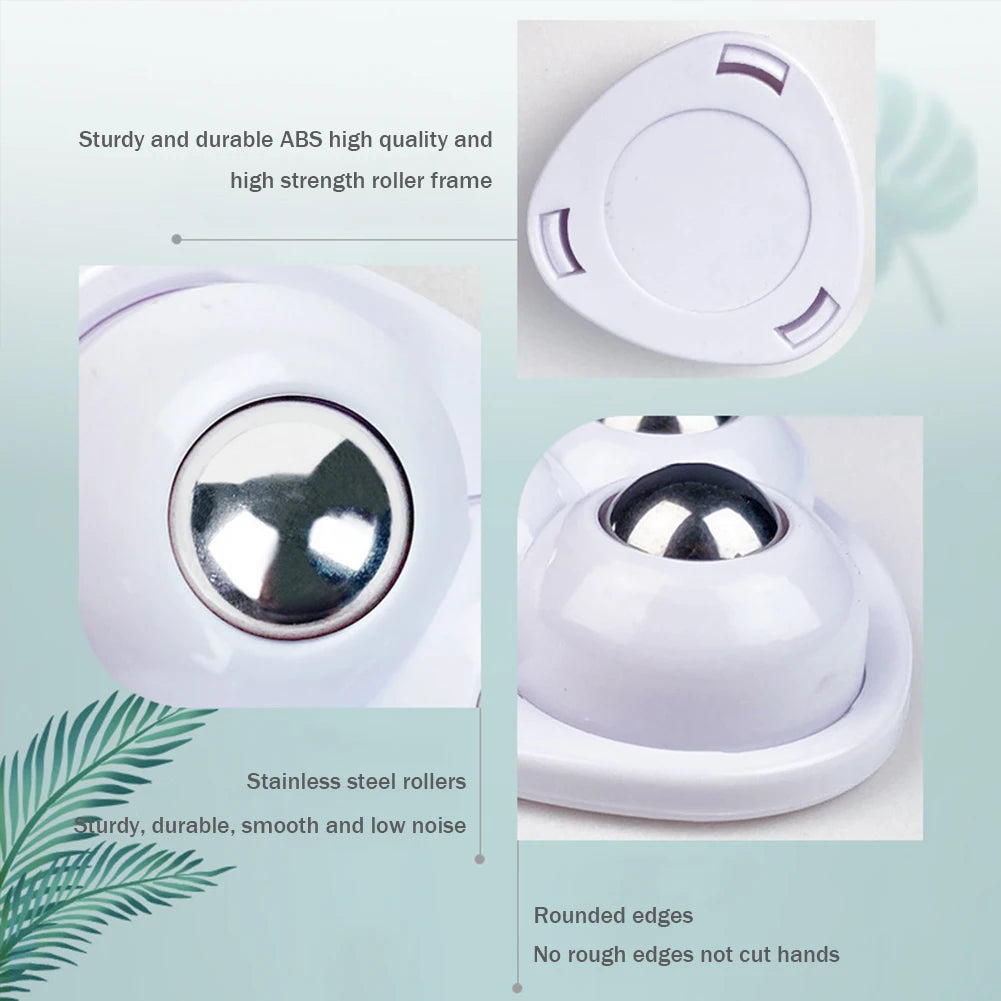 360° Self-Adhesive Mini Caster Wheels for Furniture (4 / 8 PCS)