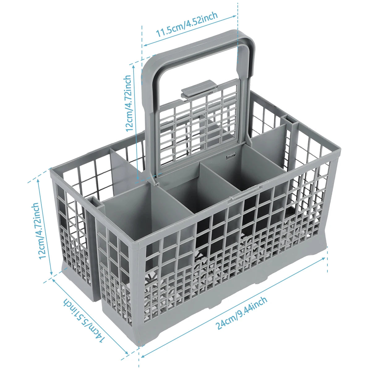 Universal Dishwasher Cutlery Basket – Foldable Organizer Replacement