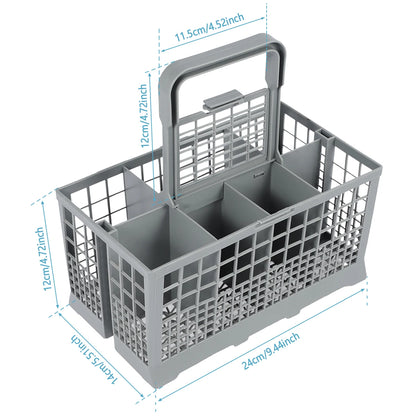 Universal Dishwasher Cutlery Basket – Foldable Organizer Replacement
