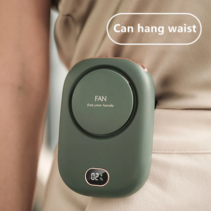 Portable Neck Cooling Fan – USB Rechargeable Bladeless Fan