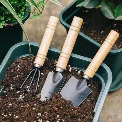 3-Piece Mini Garden Tool Set – Easy Planting & Soil Care Kit