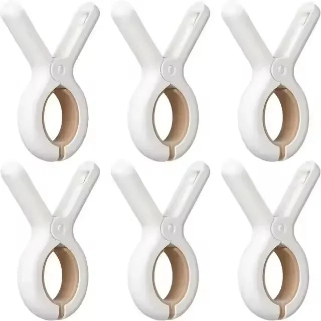 Heavy Duty Beach & Chair Towel Clips – 6Pcs Set