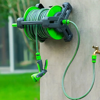 Auto-Retractable Garden Hose Reel – Heavy Duty Wall Mount