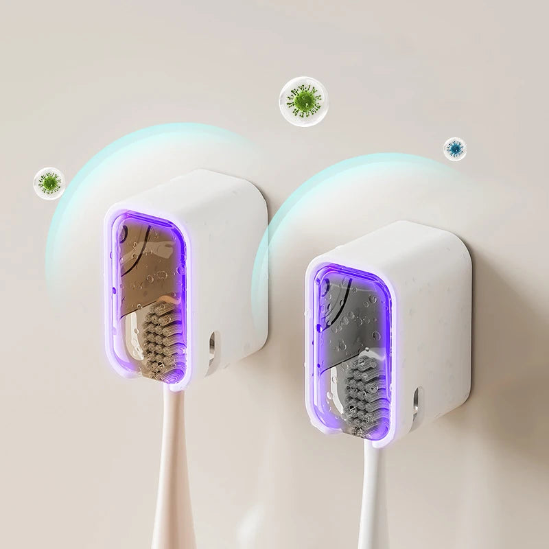 Wall-Mounted Toothbrush Holder Organizer