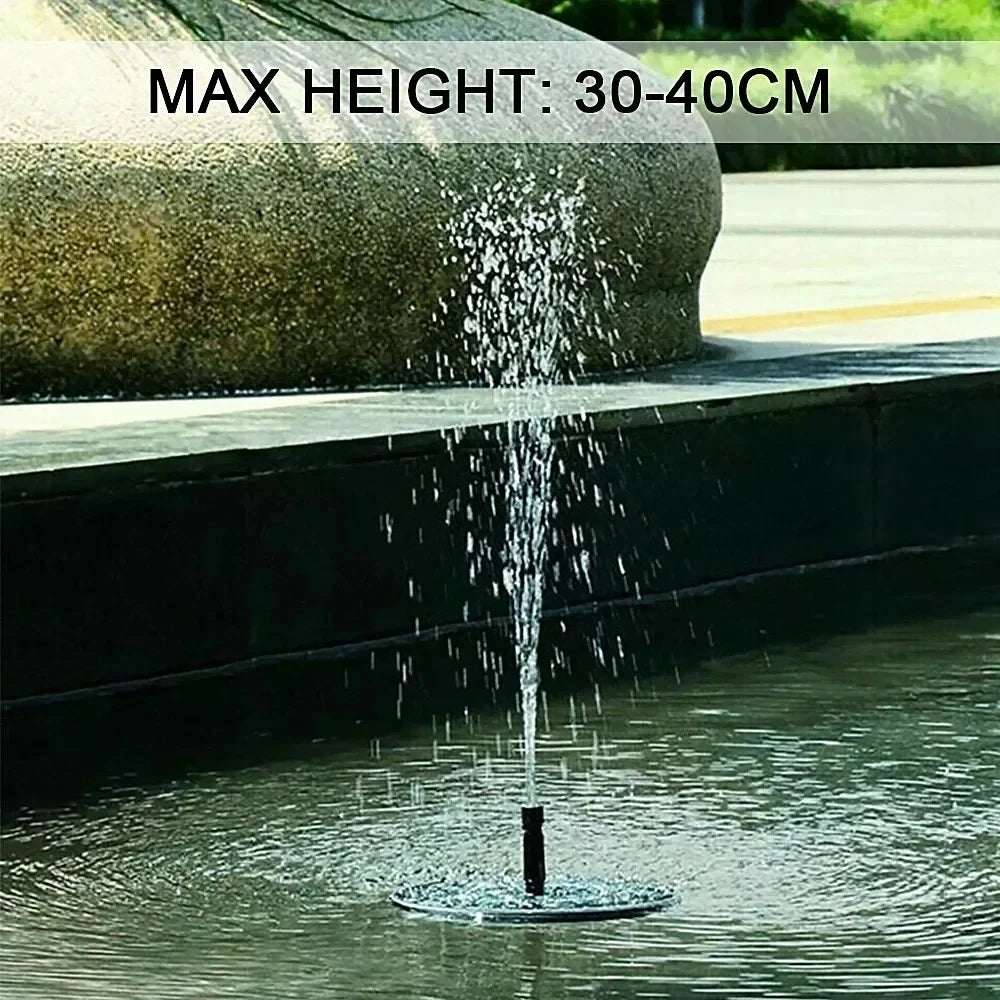 Solar Floating Fountain Pump – Garden & Pond Water Decor