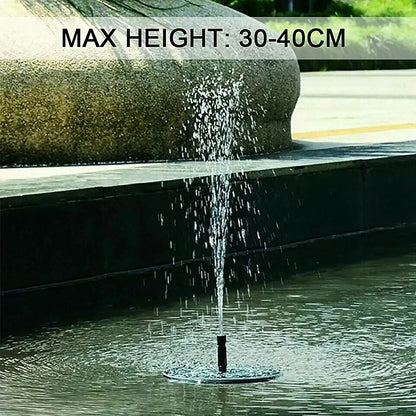 Solar Floating Fountain Pump – Garden & Pond Water Decor