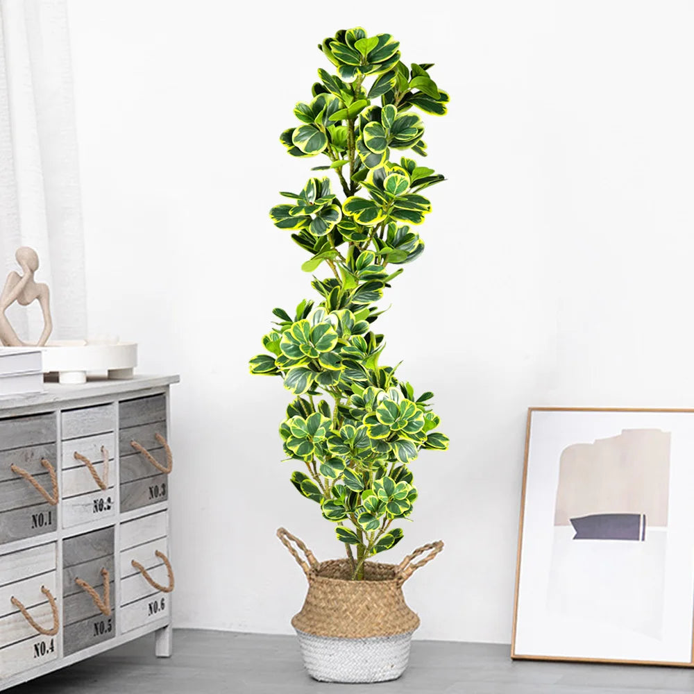 Artificial Ficus Tree – 76cm / 115cm Green Heart Leaves
