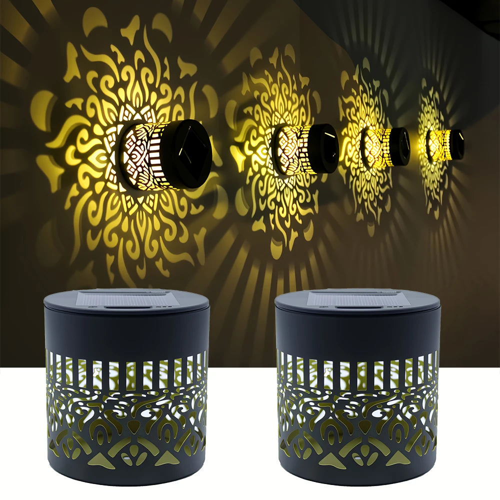 LED Solar Wall Light – Warm White, Waterproof & Outdoor Friendly