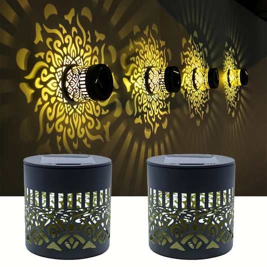 LED Solar Wall Light – Warm White, Waterproof & Outdoor Friendly