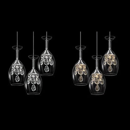 Nordic Glass LED Pendant – Modern Hanging Light