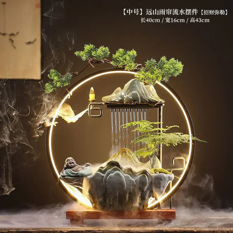 Zen Ceramic Water Fountain Humidifier