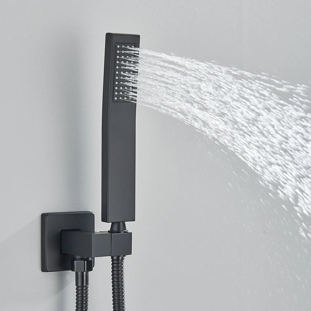 LED Digital Rainfall Shower System with Handheld