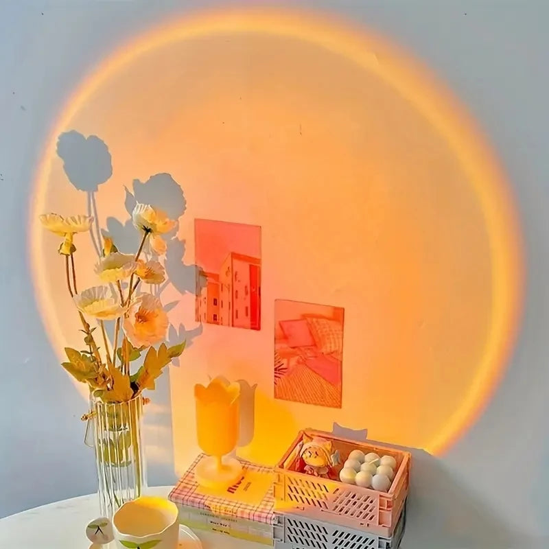 Sunset Lamp – Rotatable LED Home Light