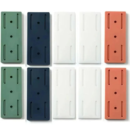 Wall-Mounted Power Strip & Cable Organizer – Self-Adhesive Plug Holder