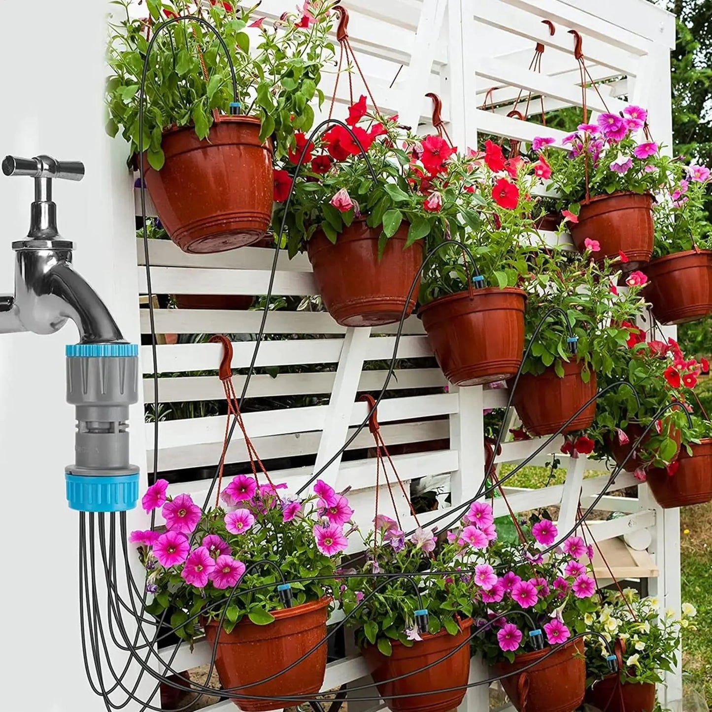 10-Head Automatic Drip Irrigation Kit for Easy Plant Watering