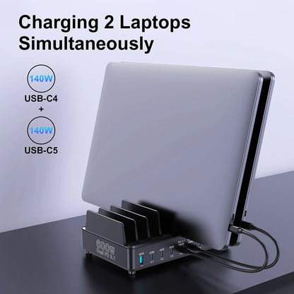 600W 10-Port GaN PD Fast Charging Station