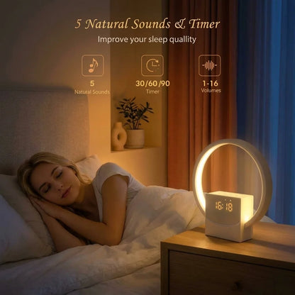 SunriseGlow Smart Alarm Clock Speaker