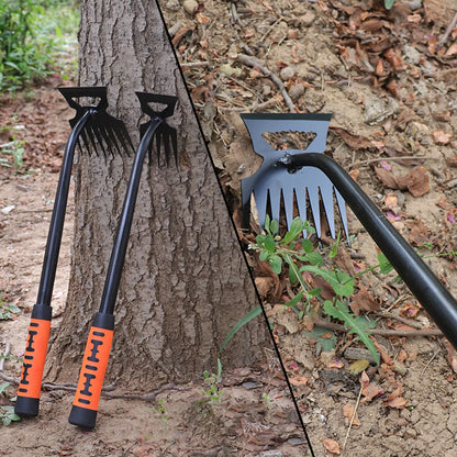 2-in-1 Garden Weeding Shovel & Rake – Stainless Steel Tool