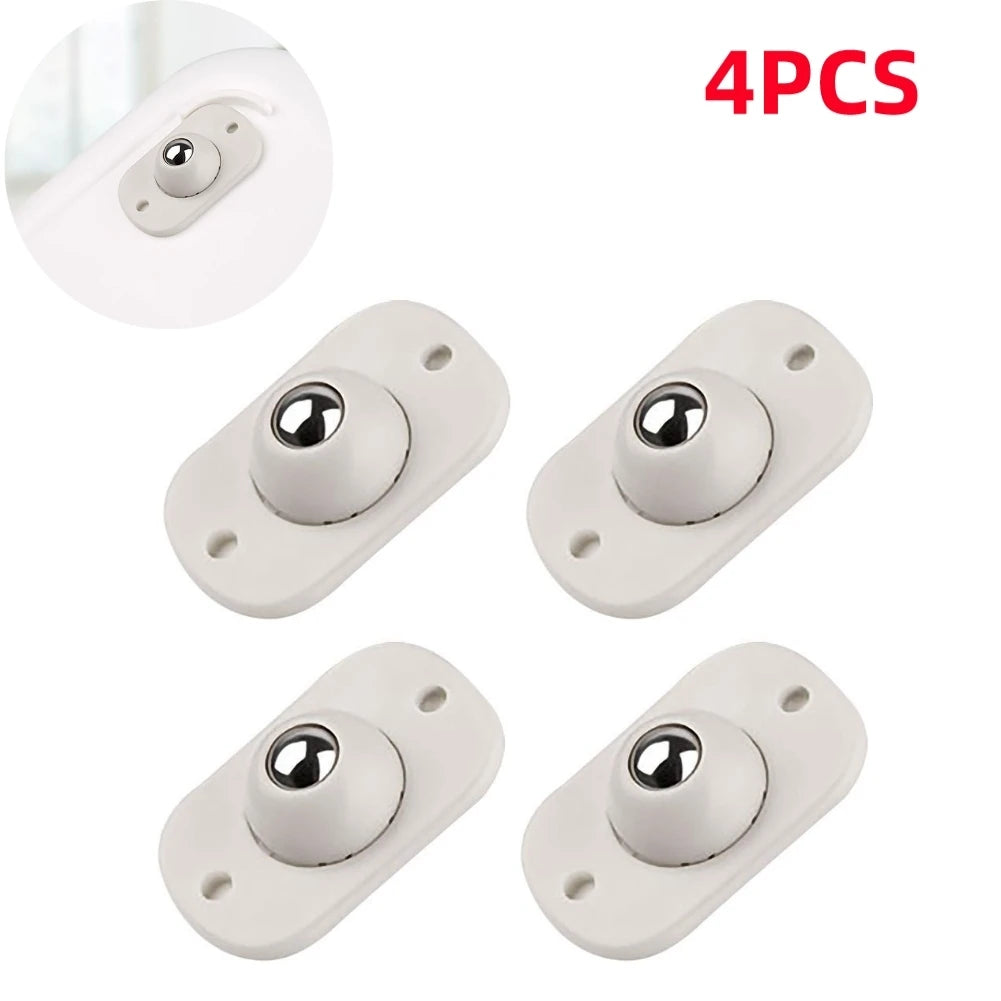 360° Self-Adhesive Mini Caster Wheels for Furniture (4 / 8 PCS)