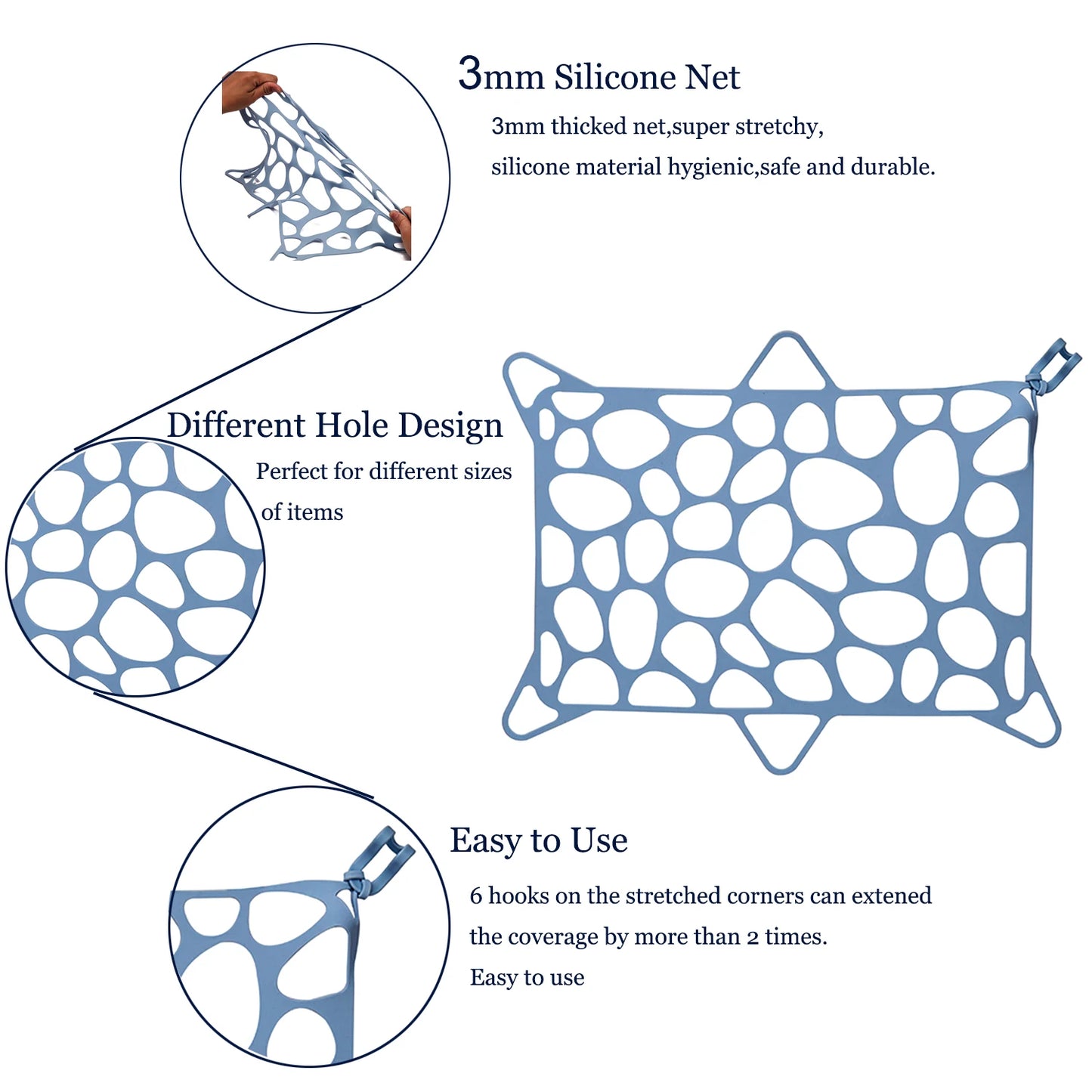 SecureFit Silicone Dishwasher Net for Baby Bottles & Small Items