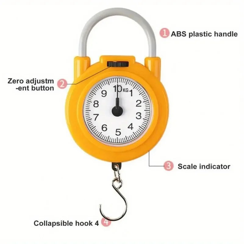 Portable Digital Hanging Scale – 10kg / 22lbs, Travel & Outdoor Use