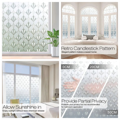 Frosted Window Privacy Film – Static Cling & UV Protection