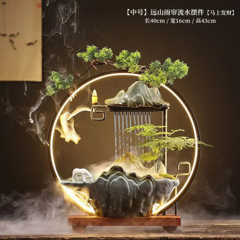 Zen Ceramic Water Fountain Humidifier
