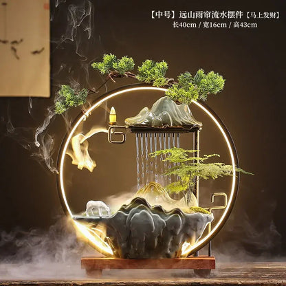 Zen Ceramic Water Fountain Humidifier
