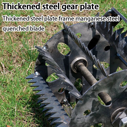 Hand-Pushed Wheel Weeder – Easy Garden & Farm Weed Removal