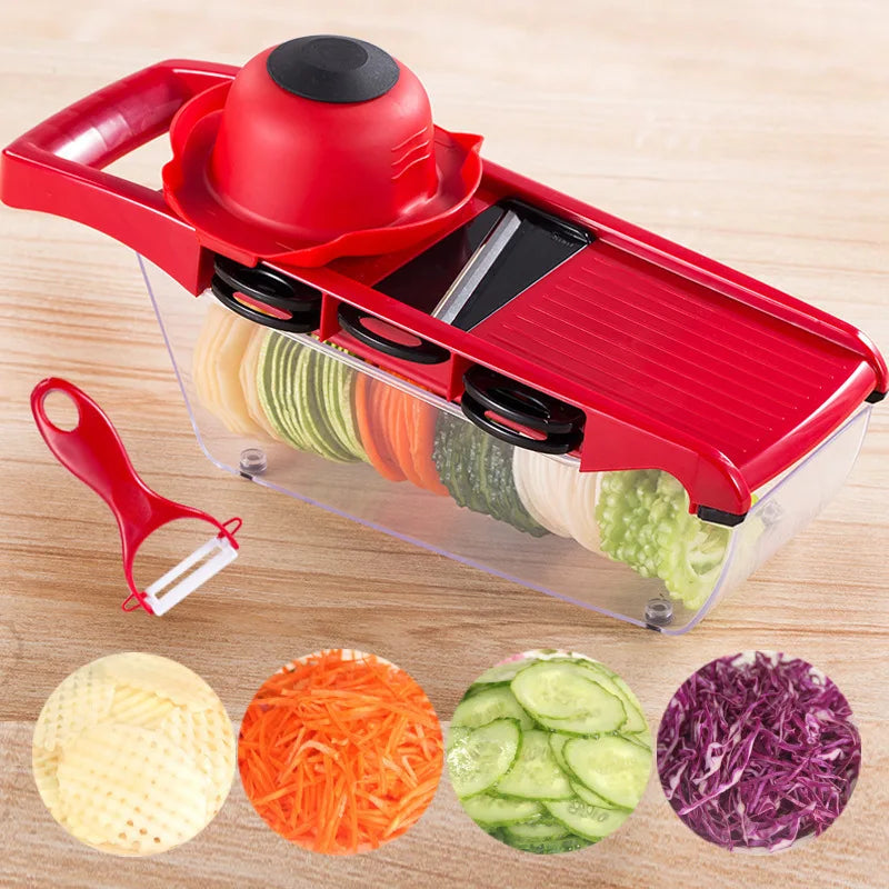 6-in-1 Multi Vegetable Slicer & Julienne Cutter