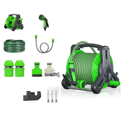 Auto-Retractable Garden Hose Reel – Heavy Duty Wall Mount