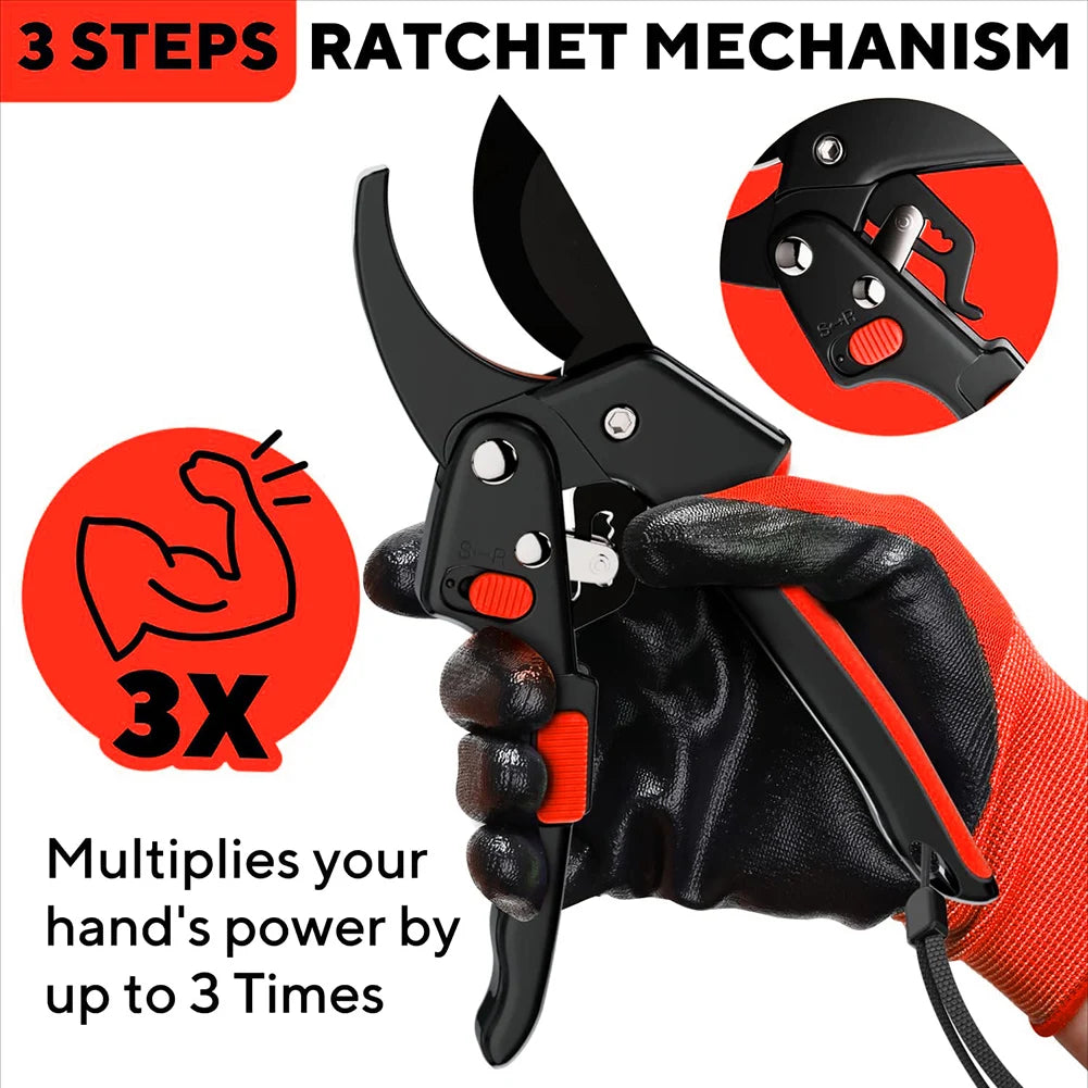 Ergo Garden Clippers – Easy Cut Hand Pruners