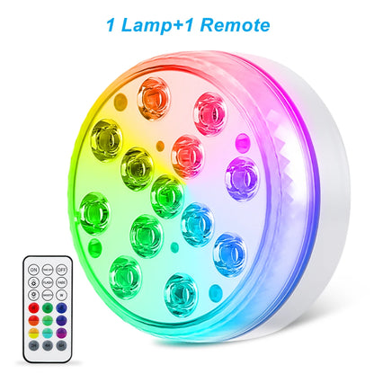 Underwater LED Pool & Garden Lights with Remote