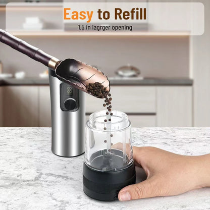 Rechargeable Electric Salt & Pepper Grinder Set
