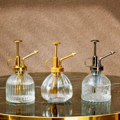 Vintage Glass Plant Mister – 200ML Spray Bottle for Indoor Plants